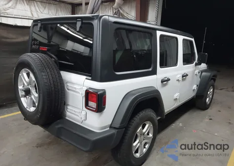 2021 Jeep Wrangler Unlimited Sport S 4X4 from USA, damaged, VIN 1C4HJXDN3MW744354